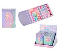 MARTINELIA Little Unicorn Travel Wallet for Girls, Purple, Plastic, Bi-Fold, 3 Pockets, 2 Sections, Unique Design, Integrated Coin Compartment, Women's Accessory, Makeup Set & Kit