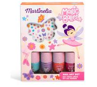 Martinelia Magic Ballet Nail Art Kids’ nail polish set with stickers 1 pcs