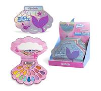 MARTINELIA Mermaid Eyeshadow Palette for Kids - Assortment of 21 Eyeshadow with Applicator and Mirror - Makeup Palette - Beauty Set Gift for Girls