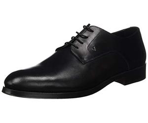 MARTINELLI Empire Leather Lace-Up Shoes for Men, Black/White, 8 UK