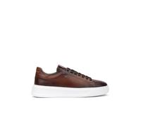 MARTINELLI Men's Sullivan Leather Sneakers, Cafe, 8 UK