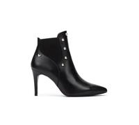 MARTINELLI Women's Thelma Leather Heel Ankle Boots, Black, 8 UK
