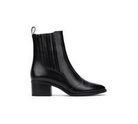 MARTINELLI Zinnia Leather Heeled Ankle Boots for Lady, Black/White, 7 UK