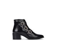 MARTINELLI Zinnia Women's Leather Heel Ankle Boots, Black, 7 UK