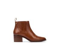 MARTINELLI Zinnia Women's Leather Heel Ankle Boots, Cuero, 8 UK