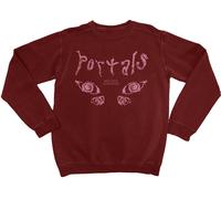 Martinez, Melanie Portals Moth Sweatshirt Sweatshirt burgundy XXL