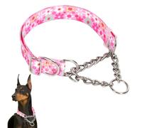 martingale collar for dogs，Stainless Steel Chain Martingale Collar For Dogs, No Pull Slip Cinch Choker Choke Heavy Duty Dog Collar