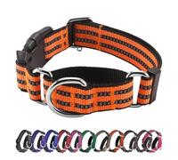 Martingale Dog Collars - Reflective Dog Collar with Quick Release Buckle Adjustable Nylon Training Dog Collar Suitable for Puppies for Small Medium Large Dogs.