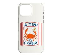 Martini A Tini Bit Crabby Time Crab Summer Seafood Cocktails Case for iPhone 16 Pro Max