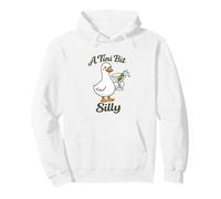 Martini A Tini Bit Silly Time Cute Goose Summer Cocktails Pullover Hoodie