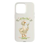 Martini A Tini Bit Silly Time Porch Goose Cottagecore Case for iPhone 15 Pro Max