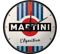 Nostalgic-Art Martini-L'Aperitivo-Gift Idea for Cocktail Fans, Large Kitchen Clock, Vintage Design for Decoration, Diameter 31 cm