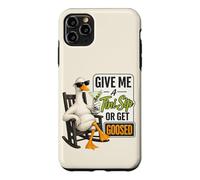 Martini Give Me A Tini Sip Funny Porch Goose Silly Drinking Case for iPhone 11 Pro Max