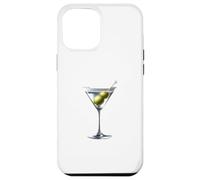 Martini Glass Green Olive Bartender Vodka Gin Cocktail Drink Case for iPhone 12 Pro Max