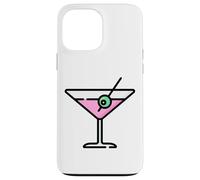 Martini Glass Green Olive Bartender Vodka Gin Cocktail Drink Case for iPhone 13 Pro Max