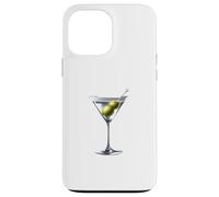 Martini Glass Green Olive Bartender Vodka Gin Cocktail Drink Case for iPhone 13 Pro Max