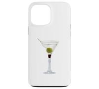 Martini Glass Green Olive Bartender Vodka Gin Cocktail Drink Case for iPhone 13 Pro Max