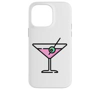 Martini Glass Green Olive Bartender Vodka Gin Cocktail Drink Case for iPhone 14 Pro Max