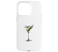 Martini Glass Green Olive Bartender Vodka Gin Cocktail Drink Case for iPhone 15 Pro Max