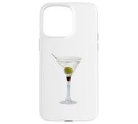 Martini Glass Green Olive Bartender Vodka Gin Cocktail Drink Case for iPhone 15 Pro Max