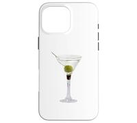 Martini Glass Green Olive Bartender Vodka Gin Cocktail Drink Case for iPhone 16 Pro Max