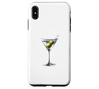 Martini Glass Green Olive Bartender Vodka Gin Cocktail Drink Case for iPhone XS Max
