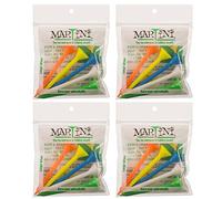Martini Golf Tees 3 1/4" 4 Pack of Mixed - 20 Tees Total - Virtually Unbreakable