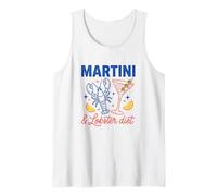 Martini & Lobster Diet Funny Food Retro Tank Top