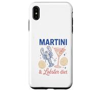 Martini Lobster Diet Vintage Cocktail Seafood Case for iPhone XS Max