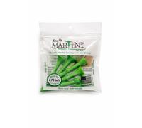 Martini Midsize Step-Up 2.75" Golf Tees for Driver, Consistent 1 3/8" Height Above Ground, Durable Polymer Resin, Large Cup Placement Ease, Straighter Longer Launch, Virtually Unbreakable (Green)