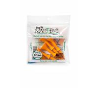 Martini Midsize Step-Up 2.75" Golf Tees for Driver, Consistent 1 3/8" Height Above Ground, Durable Polymer Resin, Large Cup Placement Ease, Straighter Longer Launch, Virtually Unbreakable (Orange)
