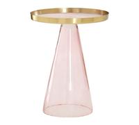 Martini Side Table in a Pink Gold Finish Gold-Coloured