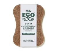 Martini SPA Green Household Trefle Shaped Cellulose Sponge with Non Scratching Fibre, Multicolour, One