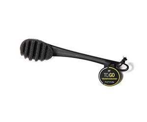 martini SPA - To.Go Body Brush with Massage Sponge, Black, 90g, 1 Unit