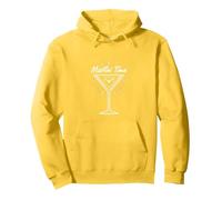 Martini Time Cocktail Hour Happy Hour Celebration Pullover Hoodie, Adult Unisex, Lemon, XL