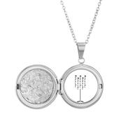 Martini With Its Cup Art Deco Fashion Locket Necklace Hold Picture Jewelry Birthday Gift