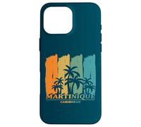 Martinique Caribbean Palm Trees Beach Holiday Ocean Souvenir Case for iPhone 16 Pro Max