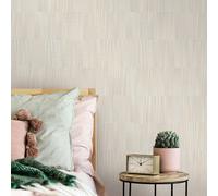 Martinique Linear Textured Vinyl Wallpaper Natural Erismann 10398-02