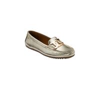 'Martino' Leather Loafers Lotus Gold 6