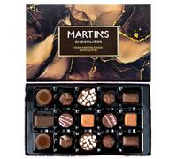 Martin's Chocolatier Dark and Delicious Chocolate Gift Box | 15 Luxury Belgian Style Dark Chocolates in 8 Flavours | Handmade in England | 200g