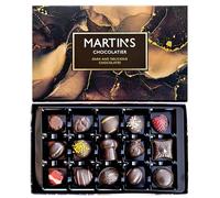 Martin's Chocolatier Dark & Delicious Collection | Premium Chocolate Gift for Him or Her | 15 Belgian Chocolates in 14 Assorted Flavours | Present for Birthdays, Anniversary, Christmas