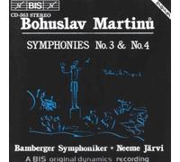 Martinu Symphonies Nos. 3 and 4 by Bohuslav Martinu (1987-09-09)