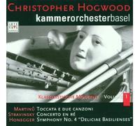 Martinu: Toccata Canzoni; Stravinsky: Concerto; Honegger: Symphony 4