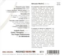 MARTINU: VIOLIN CONCERTO NEW CD