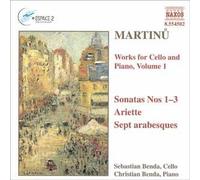 Martinu: Works for Cello & Piano, Volume 1