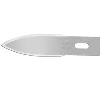 MARTOR 10 x Convex Blade, Scalpel Replacement Blades, Scalpel Blade, 46.5 mm, Sharp, in Dispenser, 2-Sided Ground-Edge, No. 623