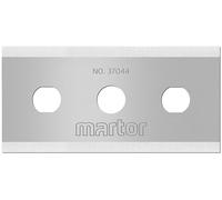 MARTOR 10 x Industrial Blades, Replacement Blades Cutters, Safety Knife, 18.5 mm, Sharp, in Dispenser, 4-fold usable, No. 92043