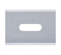 MARTOR 10 x Industrial Blades, Replacement Blades for Utility Knife, Safety Knife, 18.5 mm, Sharp, in Dispenser, Quadruple-use, No. 92