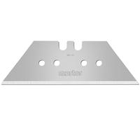 MARTOR 10 x Trapezoid Blades, Replacement Blades Cutters, Safety Knife, 19 mm, Sharp, in Dispenser, 2-fold usable, No. 61