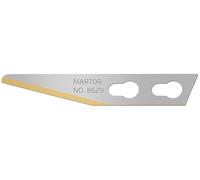 MARTOR 100 x Graphic Blade, Replacement Blades Graphic Knife, Craft Knife, Scalpel, 5.7 mm, Sharp, TiN-Coated, No. 8629